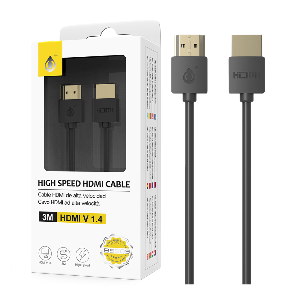 כבל 3 מטר HDMI ONE PLUS B5909