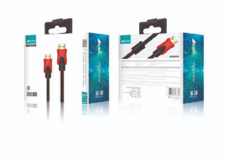 כבל HDMI איכותי 3 מטר 4K מבית Nordic