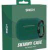 כיסוי לאיירפודס פרו 2 סיליקון ירוק עם תופסן Skech Skinny