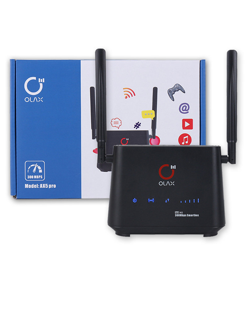 ראוטר אלחוטי נייד Olax AX5 Pro Router עם סוללה פנימית
