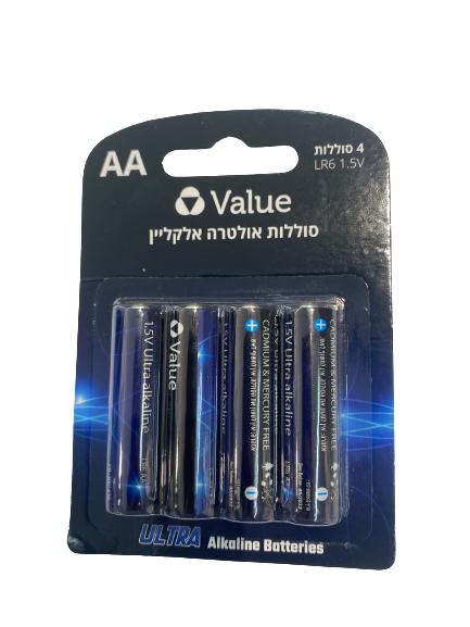 סט 4 סוללות AA