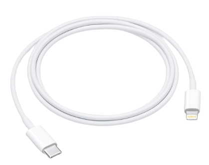 כבל מקורי Apple לטעינה וסינכרון USB-C to Lightning Cable באורך 1 מטר