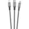 כבל 3 יציאות Iphone Lightning/Micro USB/Type-C