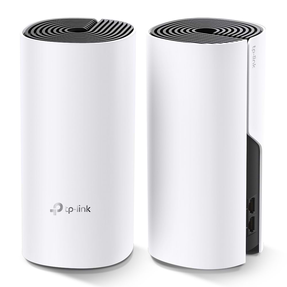 ראוטר אלחוטי TP-Link 802.11ac AC1200 Whole Home Mesh Wi-Fi System Deco M4 - שתי יחידות באריזה