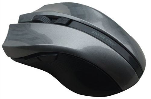 עכבר אופטי אלחוטי Silver Line RF-317-R צבע אפור