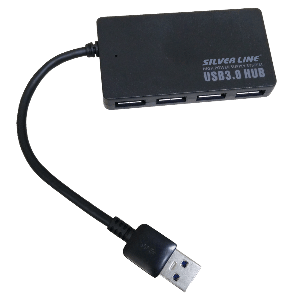 מפצל 4 יציאות Silver Line USB 3.0 4-Port Hub HU-388 5GBPS