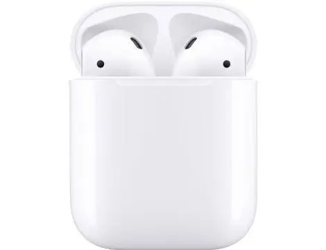 אוזניות אלחוטיות Apple AirPods 2 Wireless – צבע לבן שנה אחריות יבואן רשמי