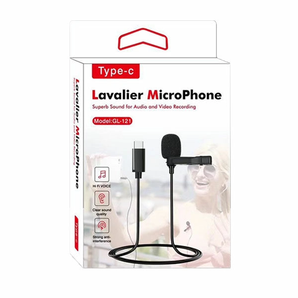 מיקרופון דש Lavalier חיבור Type-C