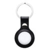 כיסוי לאייר טאג מחזיק מפתחות AirTag Key Ring בצבע שחור