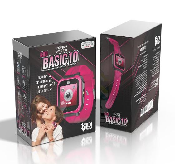 שעון חכם קידי וואטש BASIC 10 ורוד