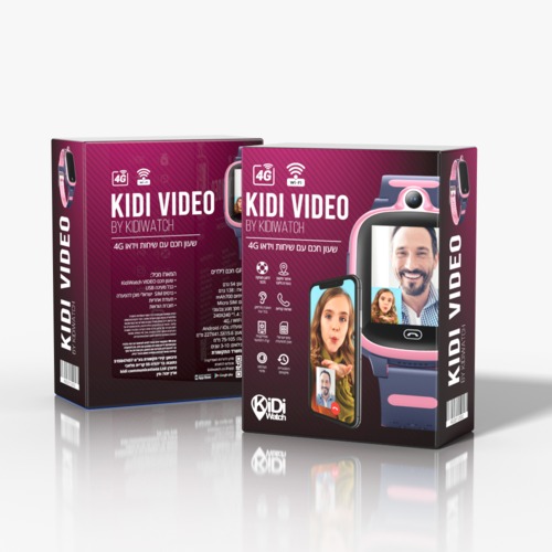 שעון חכם לילדים Kidi Video 4G ורוד