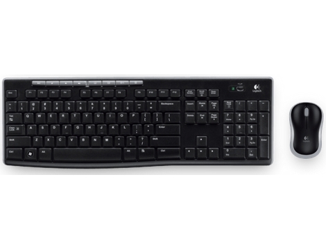 מקלדת ועכבר אלחוטיים של חברת  MK270 Wireless Keyboard and Mouse Logitech