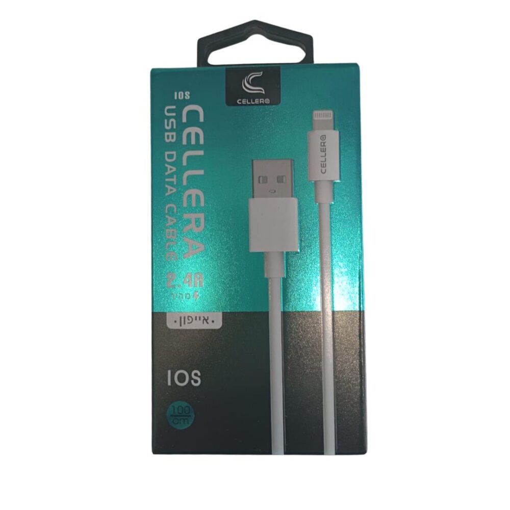 כבל  USB-C to Lightning של CELLARA  מטר 1