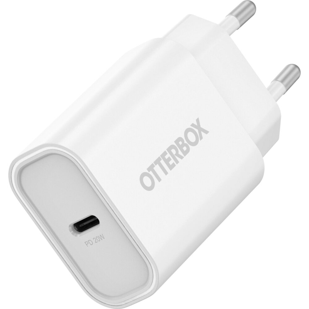 ראש מטען מהיר OtterBox 30W לבן – חיבור USB-C