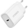 ראש מטען מהיר OtterBox 30W לבן – חיבור USB-C
