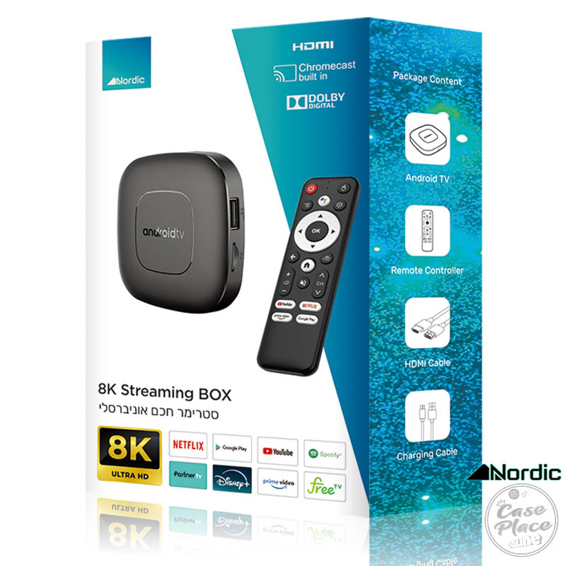 סטרימר Nordic TV Box 2G+8G
